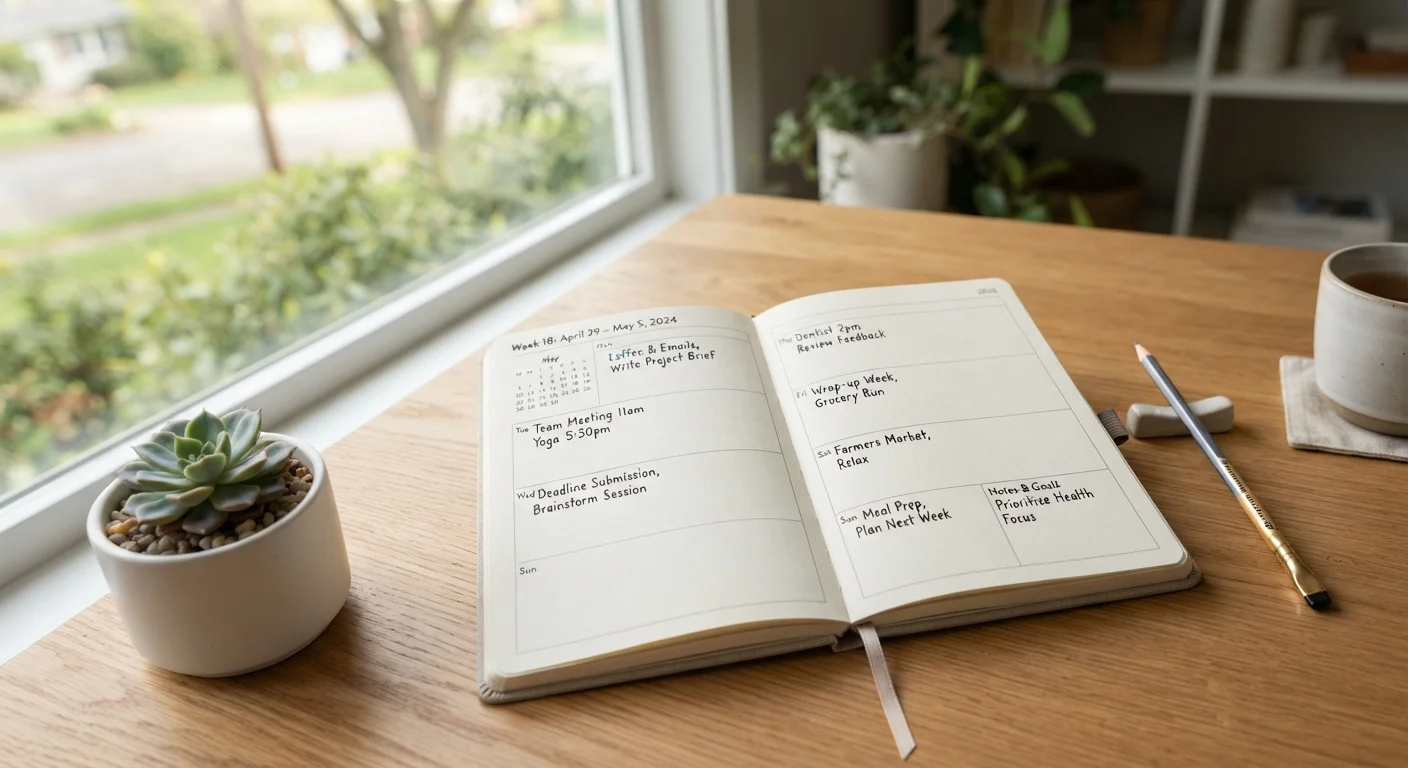 Building a Weekly Movement Schedule That Actually Sticks
