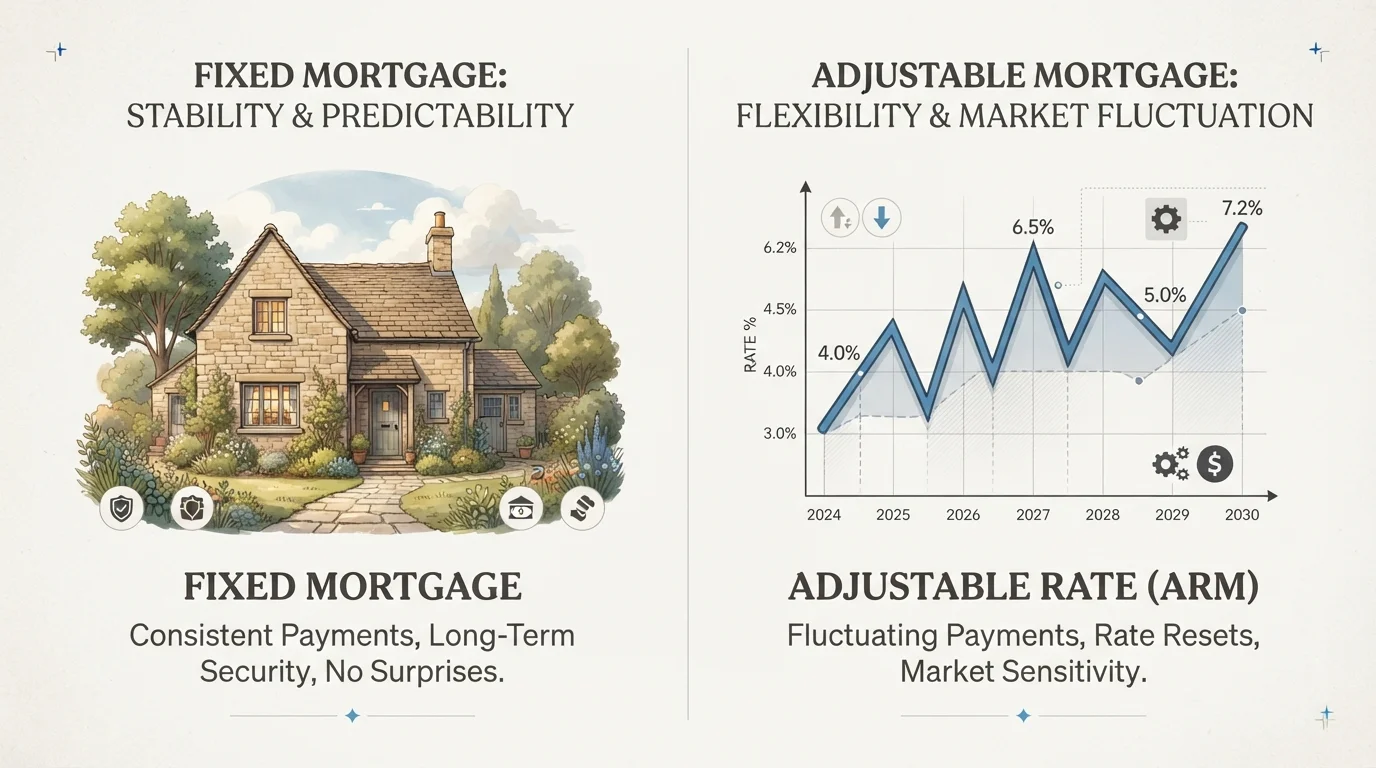 Fixed-Rate vs. Adjustable-Rate Mortgages: A Side-by-Side Breakdown