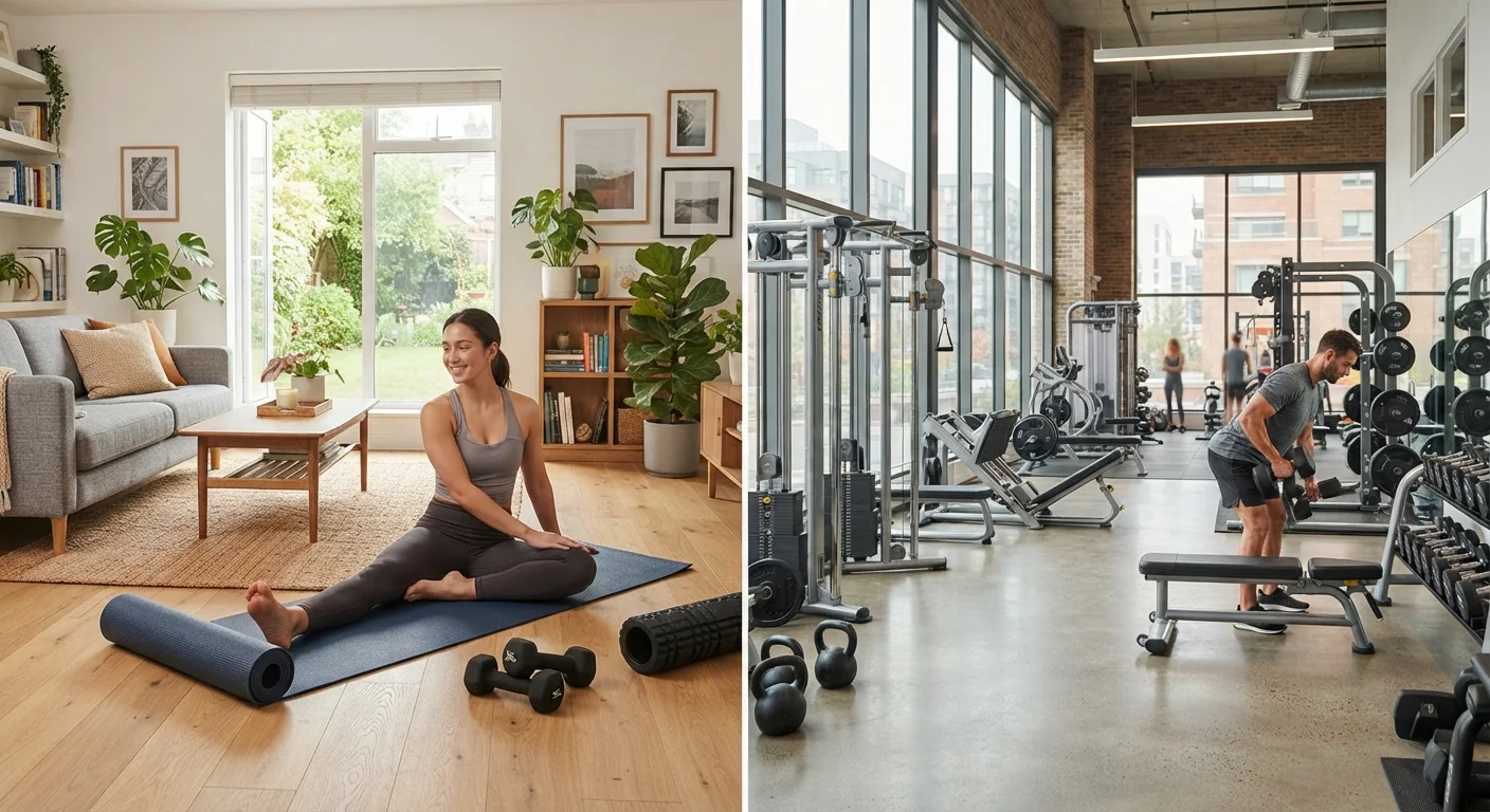 Home Workout Routines vs. Gym Training: Weighing the Trade-Offs