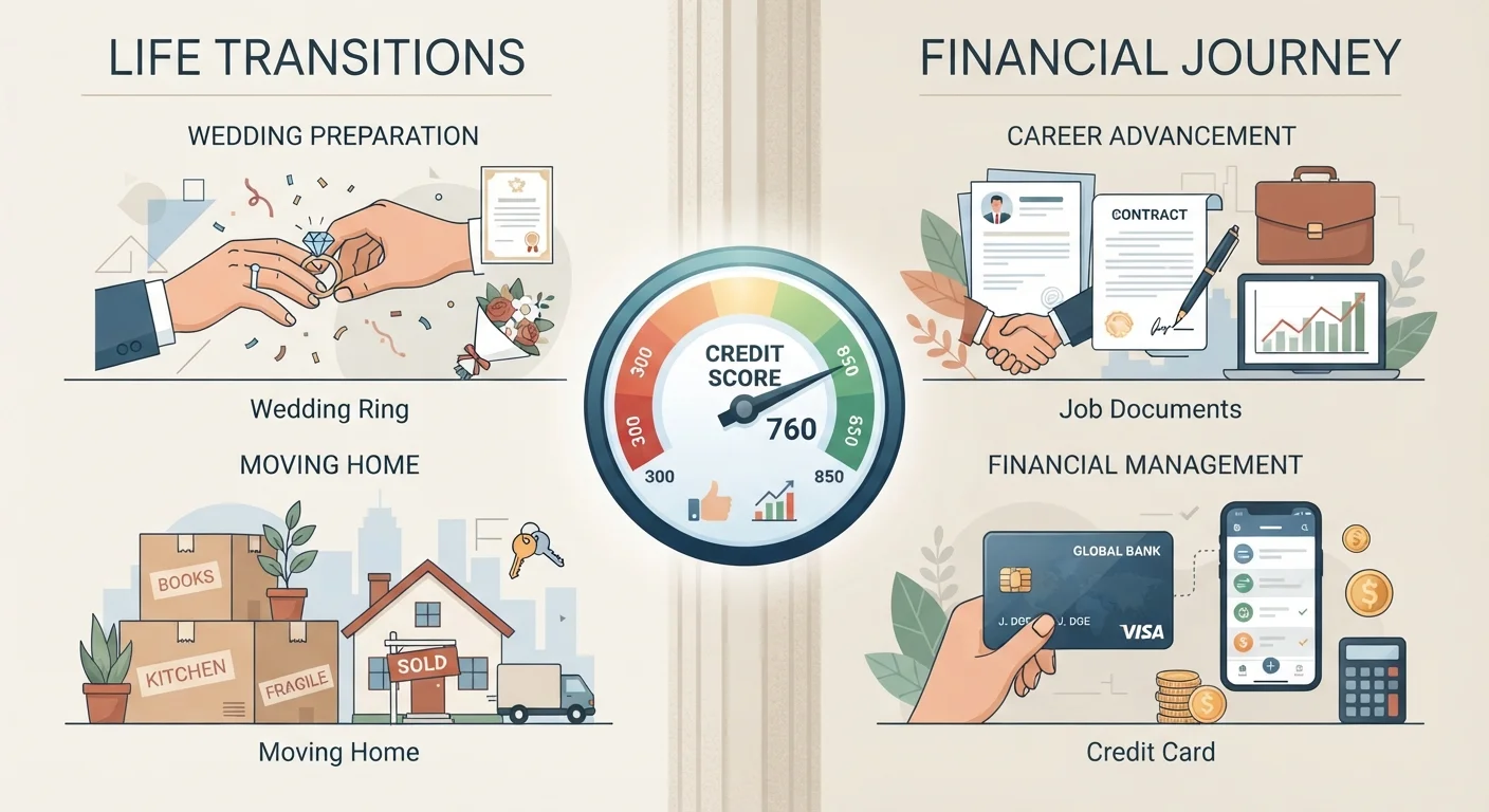 Managing Credit Across Major Life Changes