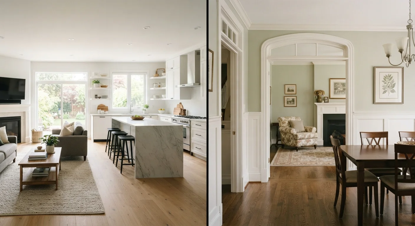 Open-Concept vs. Defined Rooms: What Removing a Wall Really Means