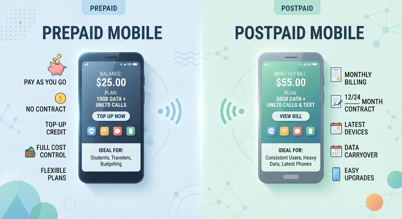 Prepaid vs. Postpaid Phone Plans: Understanding the Real Trade-Offs