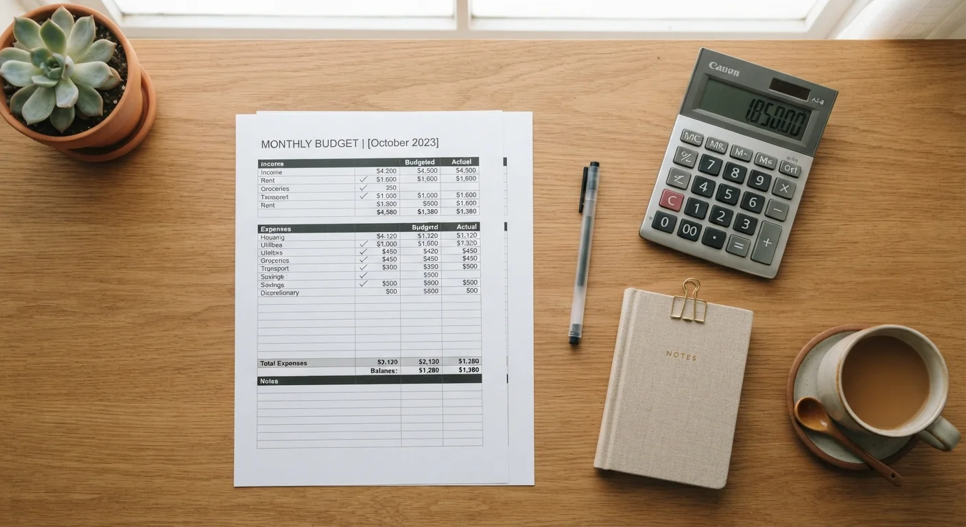 The Anatomy of a Monthly Budget: What Every Line Item Actually Means