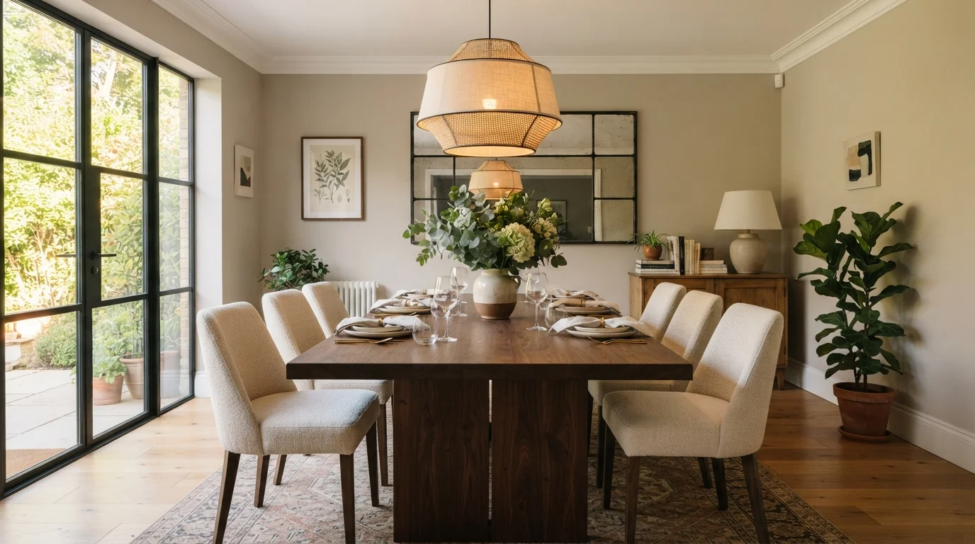 The Dining Room Setup Checklist: Table Size, Chair Height, and Lighting Clearances