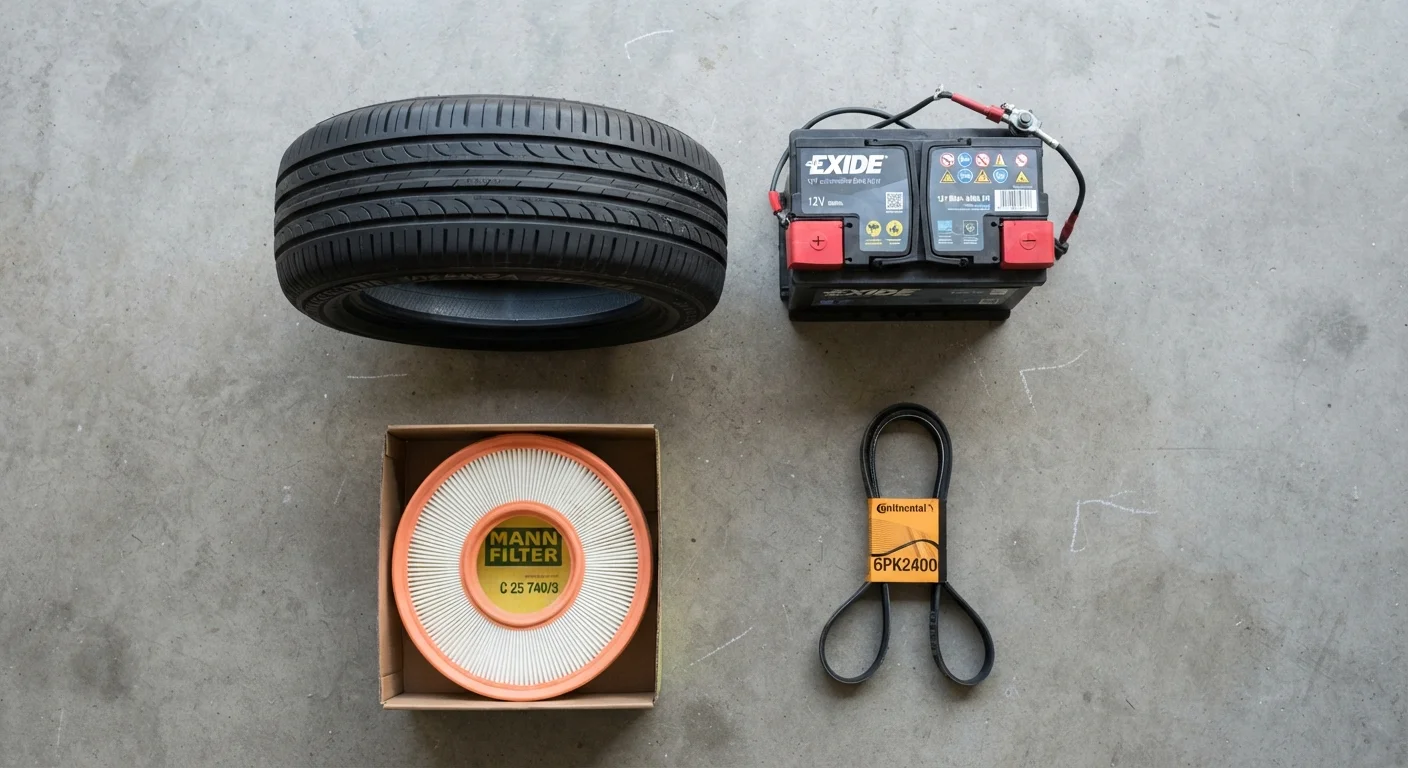 The Real Lifespan of Common Car Parts