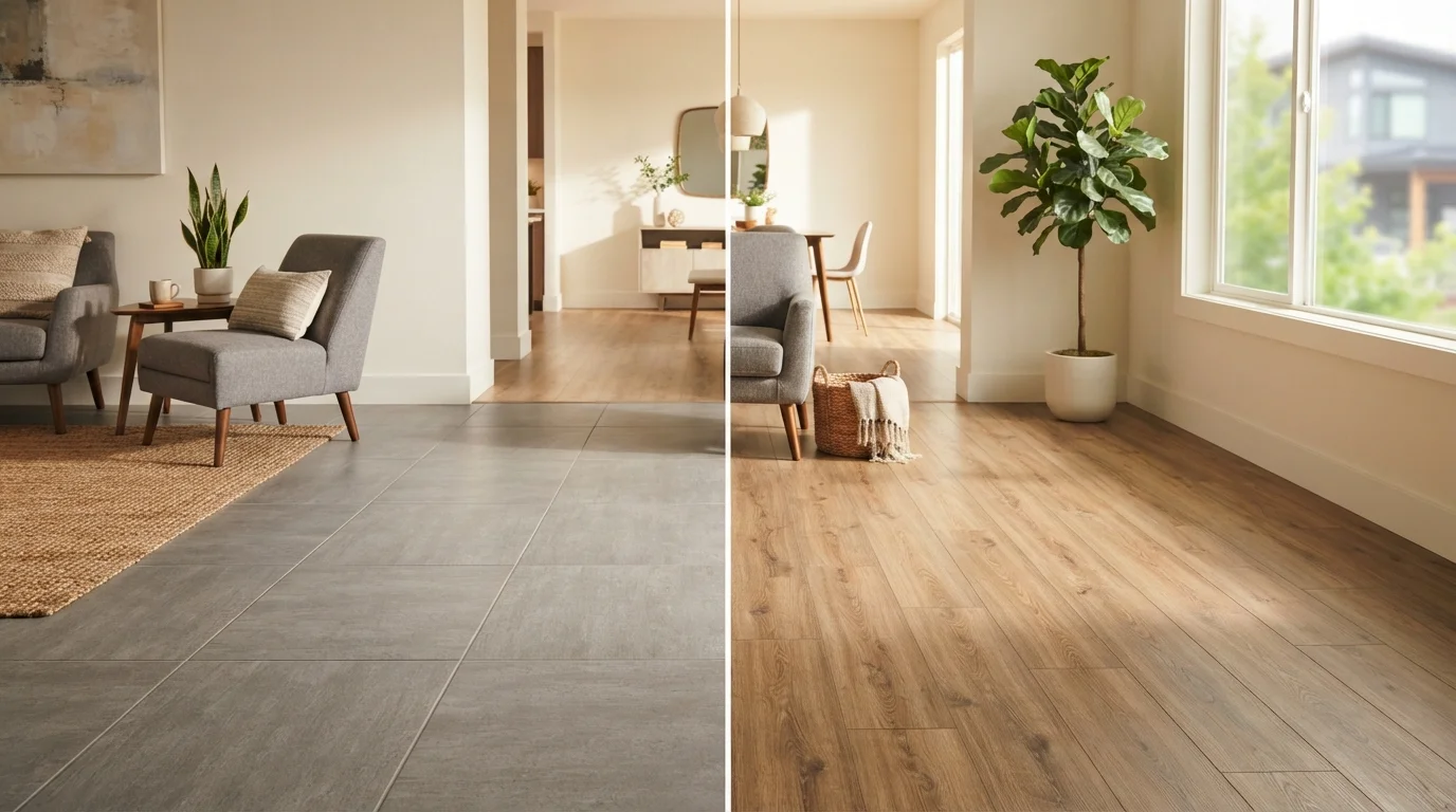 Tile vs. Luxury Vinyl Plank: Choosing a Floor That Fits Your Space